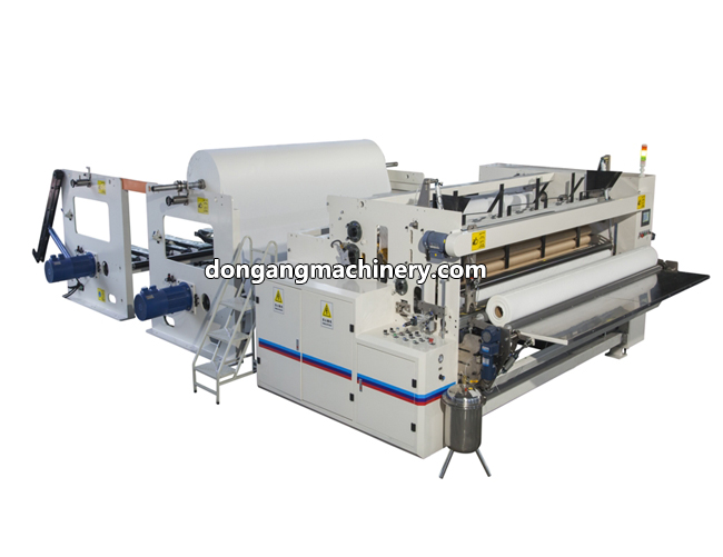 Automatic wall type high speed toilet paper making machine