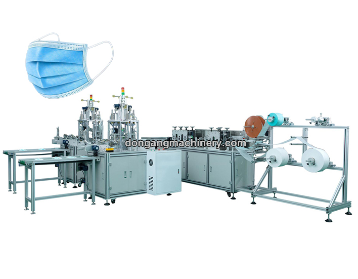 Automatic 3ply nonwoven Medical Face Mask Making Machine