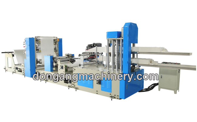 high speed double output napkin paper fold machine