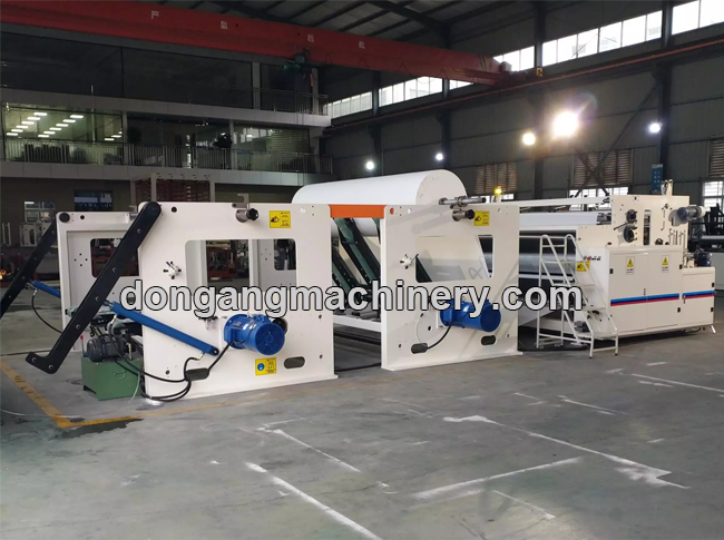 automatic wall type structure toilet paper rewinding machine
