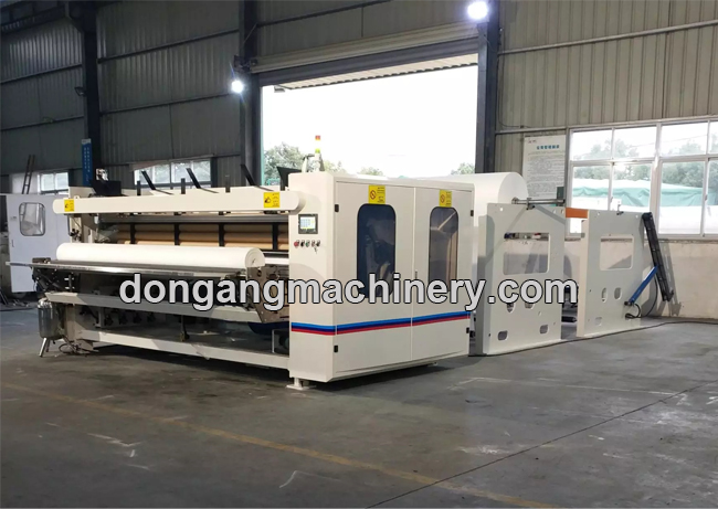automatic high speed toilet paper rewinding machine